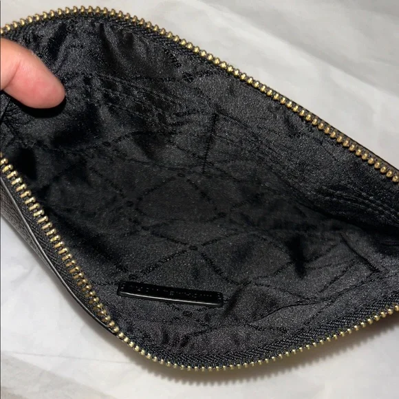 Michael Kors Black Textured Clutch - Picture 5 of 8